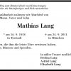 Lang Mathias 1958-2011 Todesanzeige